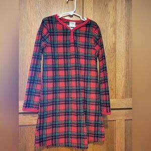 Mad Dog Concepts Girls Red Plaid Nightgown- Pajamas Size 8 (Runs Small)